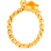 TOMEI Circular Beads Earrings, Yellow Gold 916