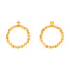 TOMEI Circular Beads Earrings, Yellow Gold 916