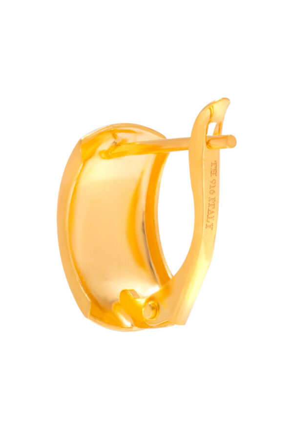 TOMEI Lusso Italia Grandeur Earrings, Yellow Gold 916
