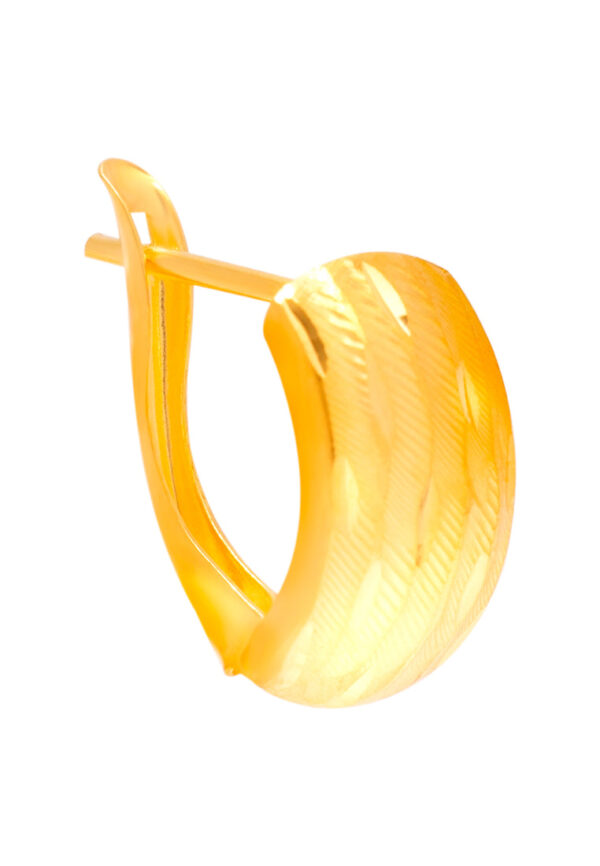 TOMEI Lusso Italia Grandeur Earrings, Yellow Gold 916
