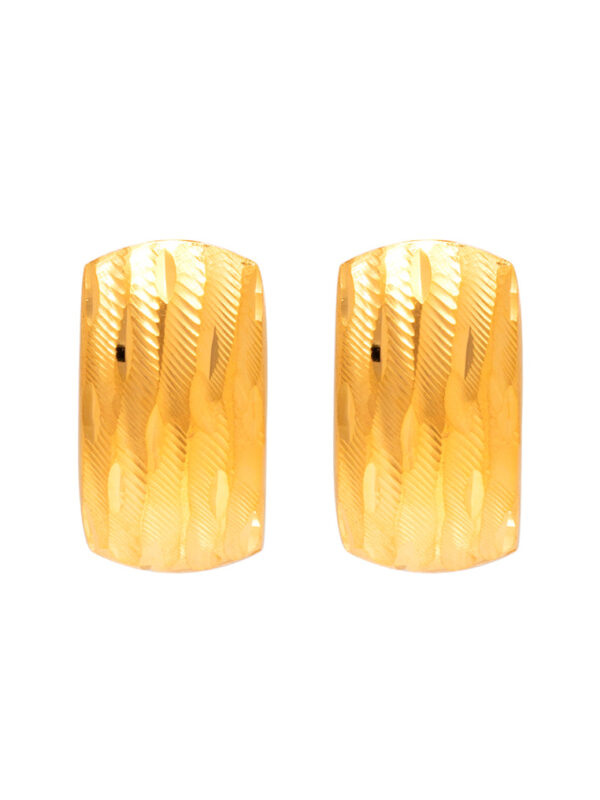 TOMEI Lusso Italia Grandeur Earrings, Yellow Gold 916