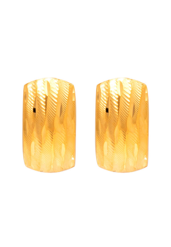TOMEI Lusso Italia Grandeur Earrings, Yellow Gold 916
