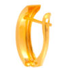 TOMEI Lusso Italia Dual-Tone Opulence Earrings, Yellow Gold 916