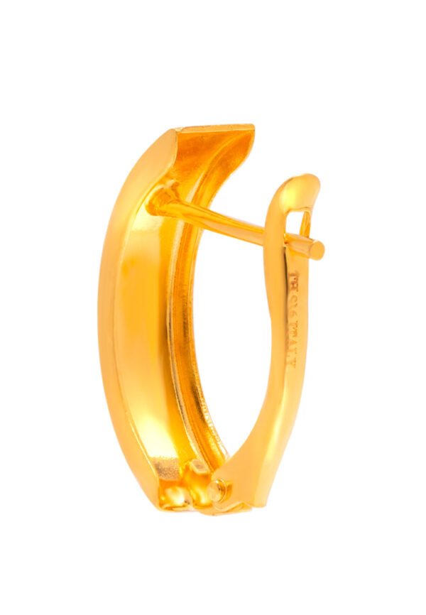 TOMEI Lusso Italia Dual-Tone Opulence Earrings, Yellow Gold 916