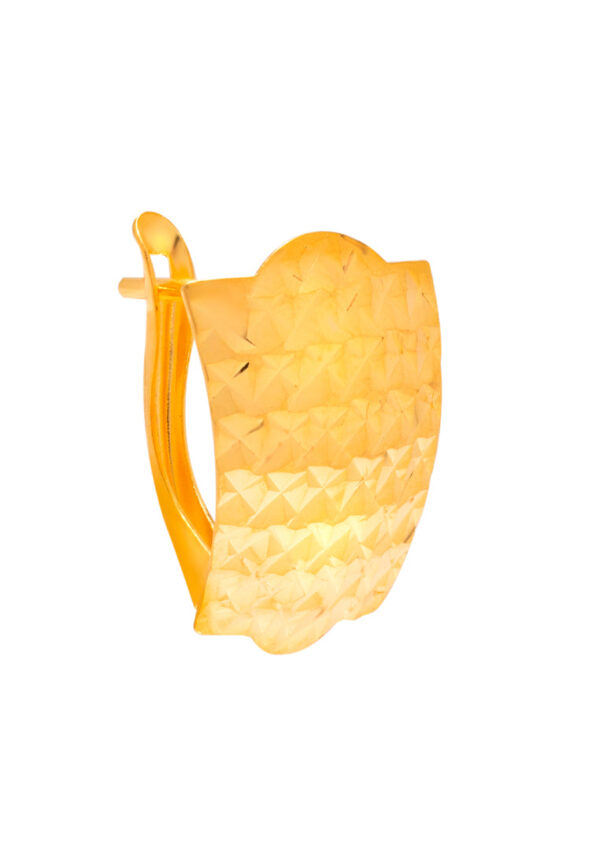 TOMEI Lusso Italia Splendour Earrings, Yellow Gold 916