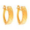 TOMEI Lusso Italia Opulence Earrings, Yellow Gold 916