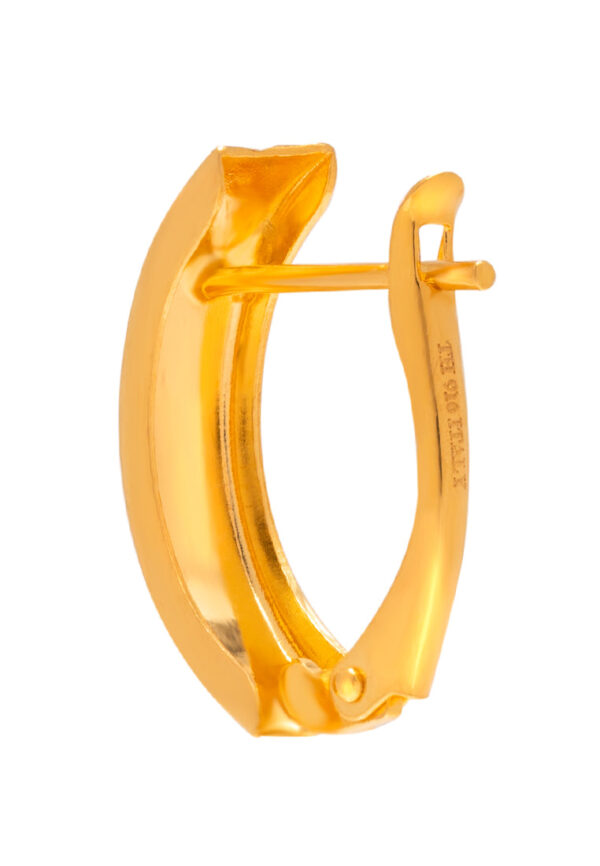 TOMEI Lusso Italia Opulence Earrings, Yellow Gold 916