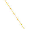 TOMEI Heart Beads Bracelet, Yellow Gold 916