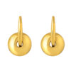 TOMEI Lusso Italia Lock Earrings, Yellow Gold 916