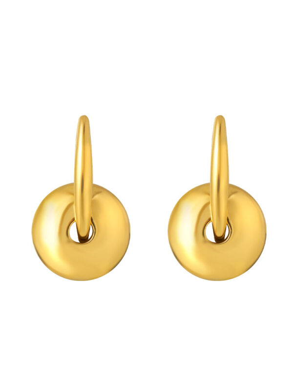 TOMEI Lusso Italia Lock Earrings, Yellow Gold 916