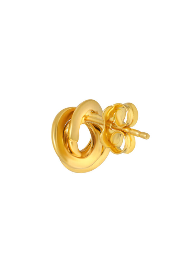 TOMEI Lusso Italia Knot Earrings, Yellow Gold 916