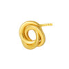 TOMEI Lusso Italia Knot Earrings, Yellow Gold 916