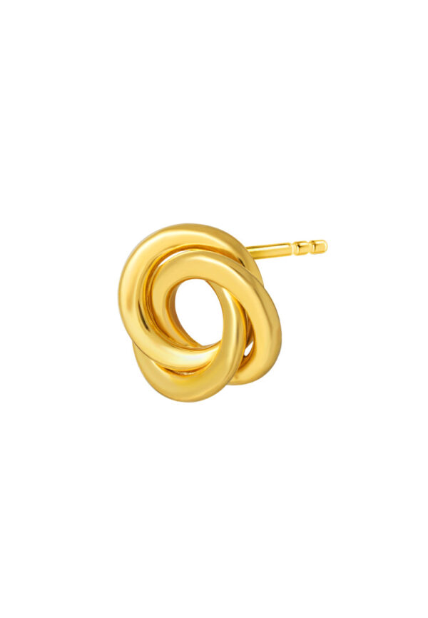TOMEI Lusso Italia Knot Earrings, Yellow Gold 916