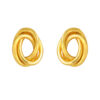 TOMEI Lusso Italia Knot Earrings, Yellow Gold 916
