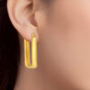 TOMEI Lusso Italia Hoop Earrings, Yellow Gold 916