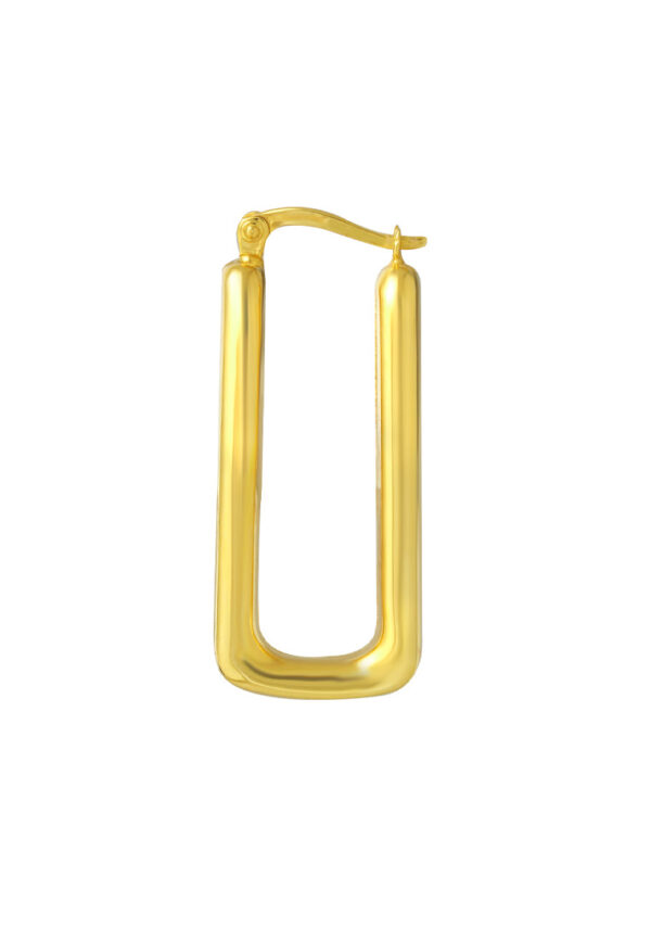 TOMEI Lusso Italia Hoop Earrings, Yellow Gold 916