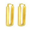TOMEI Lusso Italia Hoop Earrings, Yellow Gold 916