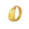 TOMEI Lusso Italia Shell Earrings, Yellow Gold 916