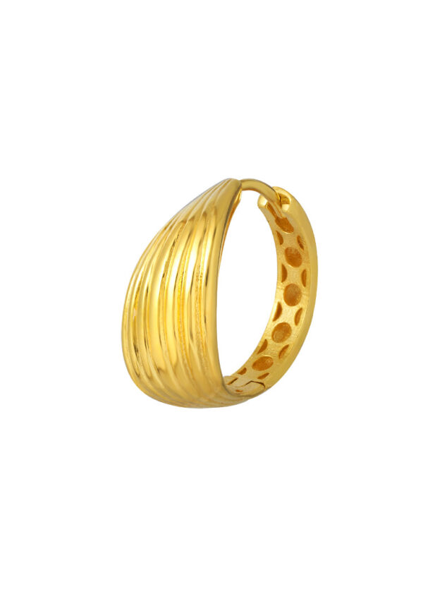 TOMEI Lusso Italia Shell Earrings, Yellow Gold 916