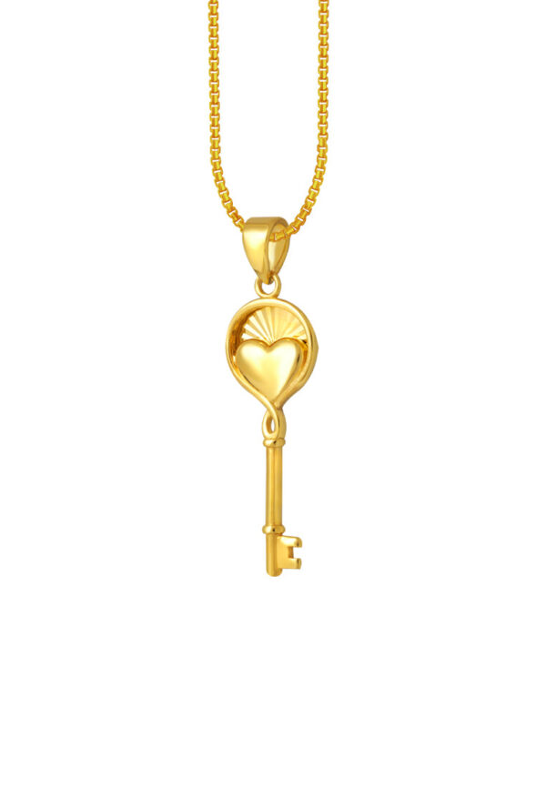 TOMEI Lusso Italia Key Pendant, Yellow Gold 916