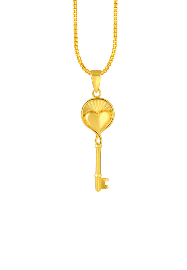 TOMEI Lusso Italia Key Pendant, Yellow Gold 916