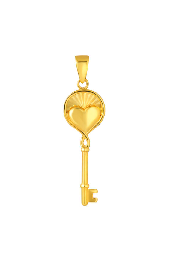 TOMEI Lusso Italia Key Pendant, Yellow Gold 916