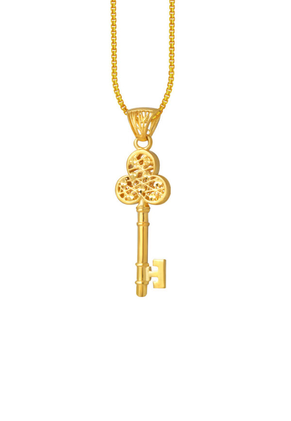 TOMEI Lusso Italia Key Pendant, Yellow Gold 916