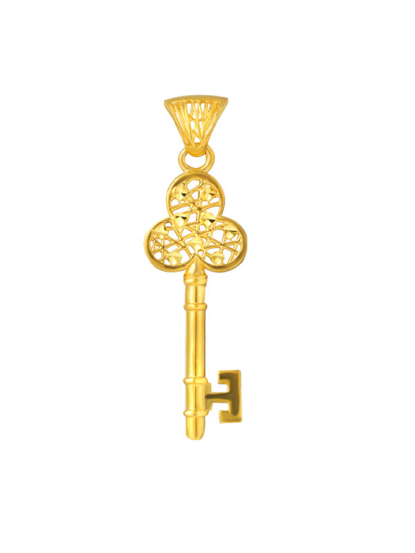 TOMEI Lusso Italia Key Pendant, Yellow Gold 916