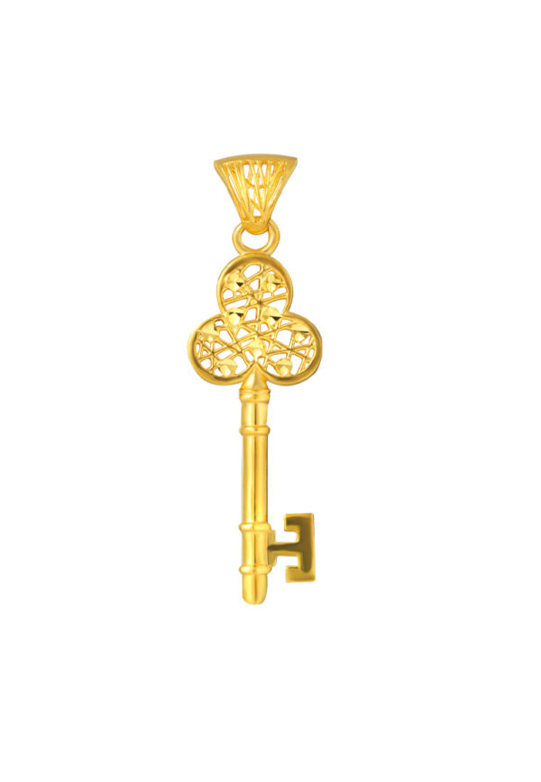 TOMEI Lusso Italia Key Pendant, Yellow Gold 916