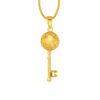 TOMEI Lusso Italia Key Pendant, Yellow Gold 916