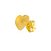 TOMEI Lusso Italia Dual-Tone Heart Earrings, Yellow Gold 916