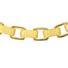 TOMEI Diamond Cut Collection Strong Link Bracelet, Yellow Gold 916