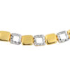 TOMEI Dual-Tone Bracelet, Yellow Gold 916