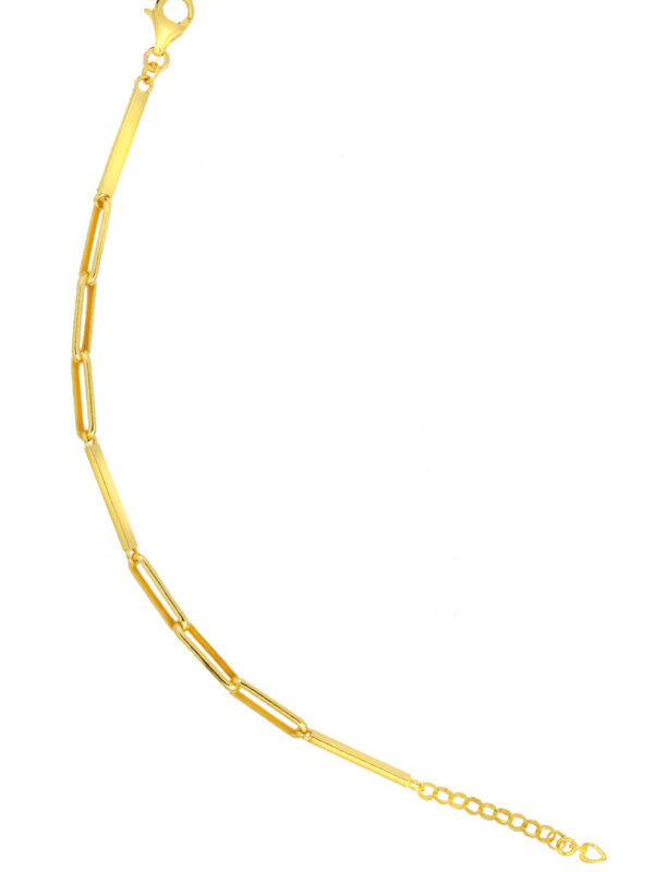 TOMEI Bar Linked Bracelet, Yellow Gold 916