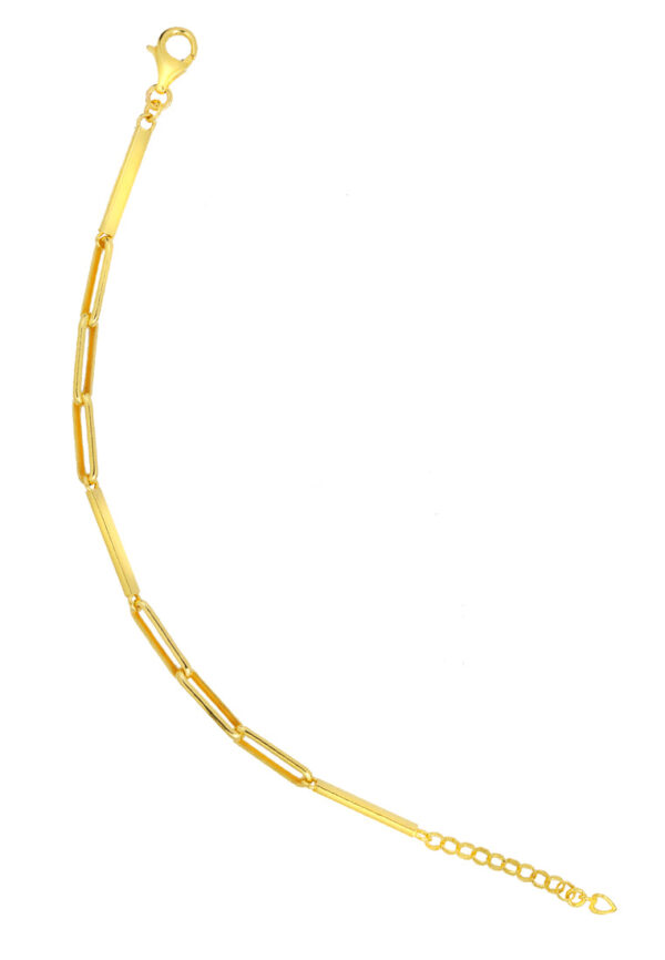 TOMEI Bar Linked Bracelet, Yellow Gold 916