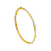 TOMEI Diamond Cut Collection Bangle, Yellow Gold 916