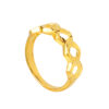 TOMEI Honeycomb Ring, Yellow Gold 916