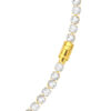 TOMEI Diamond Cut Collection Eternity Necklace, Yellow Gold 916