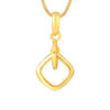 TOMEI Geometrical Link Pendant, Yellow Gold 916