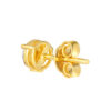 TOMEI Diamond Cut Collection Solitaire Earrings, Yellow Gold 916