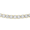TOMEI Diamond Cut Collection Eternity Bracelet, Yellow Gold 916
