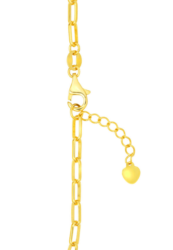 TOMEI Love Lock Bracelet, Yellow Gold 916