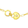 TOMEI Love Lock Bracelet, Yellow Gold 916
