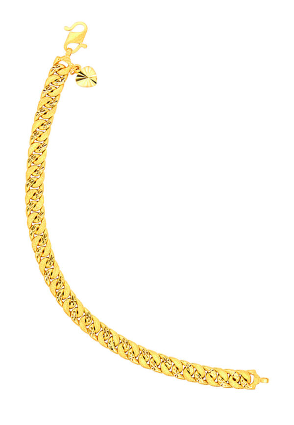 TOMEI Curb Bracelet, Yellow Gold 916