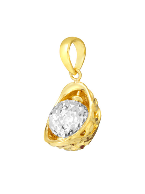 TOMEI Bead In Cradle Pendant, Yellow Gold 916
