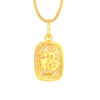 TOMEI Fu Pendant, Yellow Gold 916