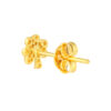 TOMEI Lucky Clover Earrings, Yellow Gold 916