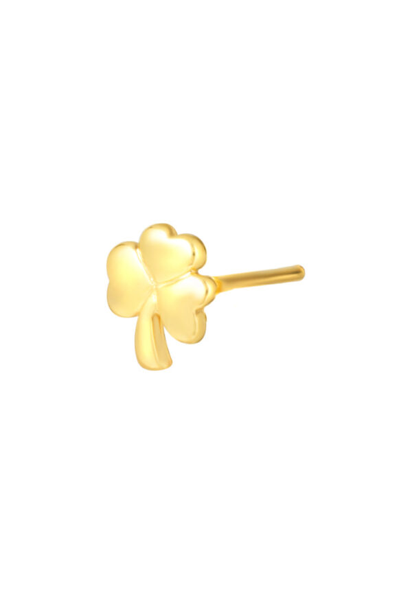 TOMEI Lucky Clover Earrings, Yellow Gold 916
