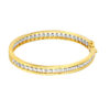 TOMEI Dual-Tone Full Beads Bangle, Yellow Gold 916