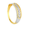 TOMEI Diamond Cut Collection Beads-Fall Bangle, Yellow Gold 916